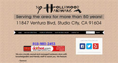 Desktop Screenshot of northhollywoodhardware.com