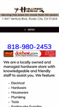 Mobile Screenshot of northhollywoodhardware.com
